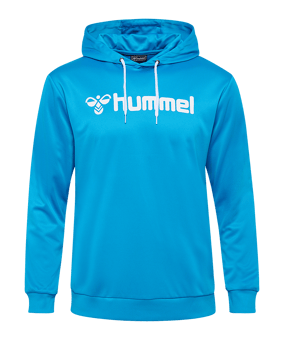 Hummel Logo Hoody Blau F7428 - blau