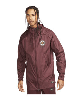 Nike F.C. Rain Regenjacke Rot F652 - rot
