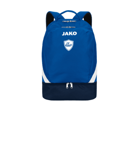 JAKO Iconic Rucksack mit Bodenfach Blau F403