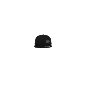Merch 5 Panel Classic Snapback Cap Black Black