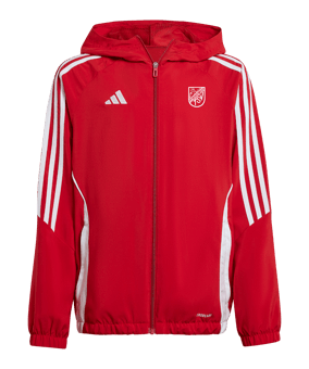 adidas Tiro 24 Windbreaker Kids Rot Weiss