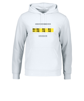 Merch Drummer 2.0 Hoody White | #established