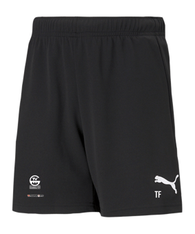 PUMA teamRISE Short Kids Schwarz Weiss F04