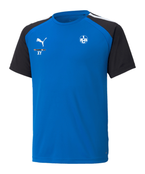 PUMA teamPACER Trikot Kids Blau Schwarz F02