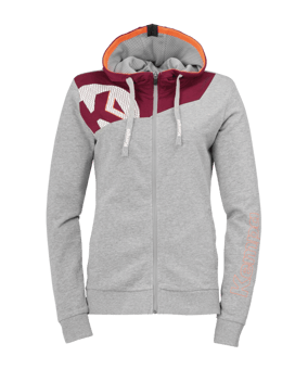 Veste à capuche Kempa Core 2.0 femmes noire F01 - gris