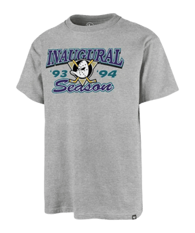 '47 Brand naheim Ducks Inaugural Season Backer 47 ECHO T-Shirt Grau - grau