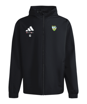 adidas Entrada 26 Regenjacke Schwarz