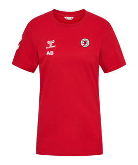 Hummel Go 2.0 Chevron T-Shirt Damen Rot F3062