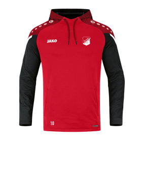 JAKO Performance Hoody Rot Schwarz F101