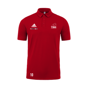 adidas Entrada 22 Poloshirt Rot