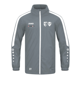 JAKO Power Allwetterjacke Grau Weiss F840
