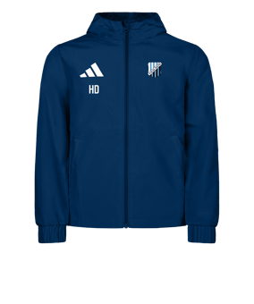 adidas Entrada 26 Regenjacke Dunkelblau