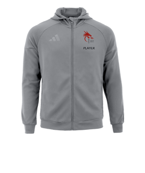 adidas Tiro 25 Travel Kapuzenjacke Grau