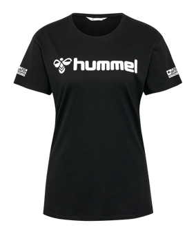 Hummel GO 2.0 LOGO T-Shirt Damen Schwarz F2001