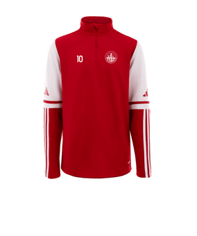 adidas Squadra 25 HalfZip Sweatshirt Rot