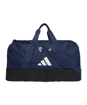 adidas Tiro League Duffel Bag Gr. M Blau Weiss