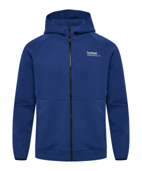 Hummel Tech Fleece Regular Kapuzenjacke Blau F7424 - blau