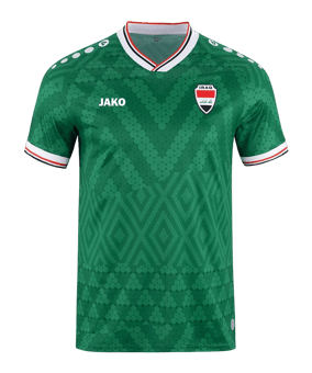 JAKO IFA Irak Trikot Away WM 2026 Grün F656 - gruen