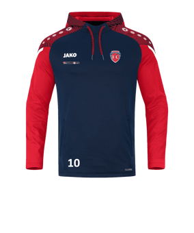 JAKO Performance Hoody Blau Rot F909