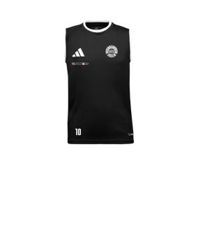 adidas Entrada 26 Sleeveless Trikot Kids Schwarz