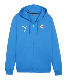 PUMA teamGOAL Casuals Kapuzenjacke Blau F02