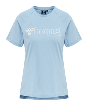 Hummel hmlNONI 2.0 t-shirt Dames blauw F7165 - blauw