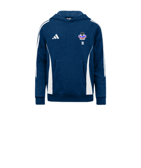 Sweat à capuche adidas Tiro 24 bleu blanc 