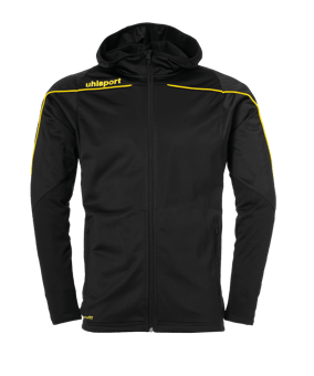 uhlsport Stream 22 Kapuzenjacke Kids Schwarz F23 - schwarz