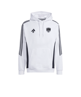 Sweat à capuche adidas Tiro 24 blanc noir 