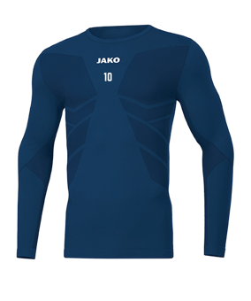 JAKO Comfort 2.0 langarm Blau F09