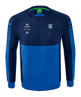 Erima Six Wings Sweatshirt Kids Blau Dunkelblau