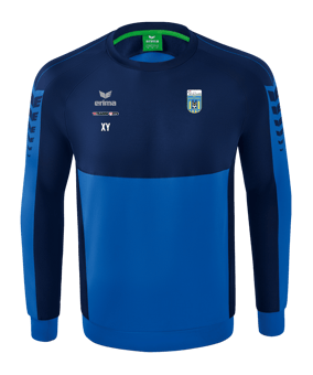 Erima Six Wings Sweatshirt Kids Blau Dunkelblau