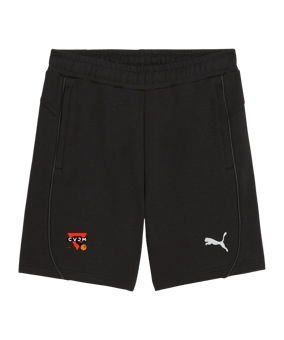 PUMA teamFINAL Casuals Shorts Kids Schwarz F03