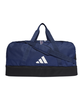 Sac de sport adidas Tiro League Duffel Bag Taille L, Bleu et Blanc