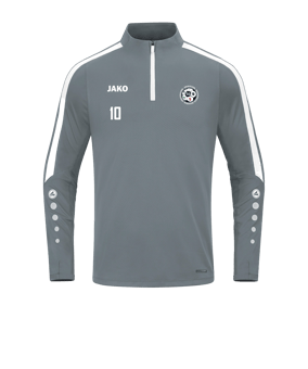 JAKO Power Sweatshirt Grau Weiss F840