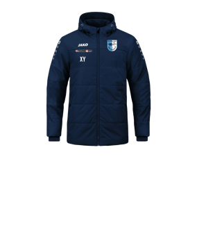 JAKO Team Coach Kapuzenjacke Kids Blau F900