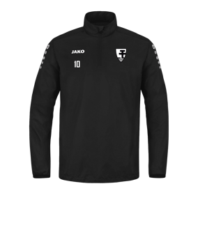 JAKO Team Rainzip Sweatshirt Schwarz F800