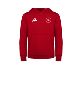 adidas Entrada 26 Hoody Kids Rot