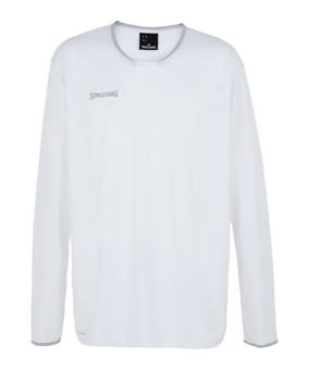 Spalding Move Shooting Shirt blanc argenté F02 - blanc