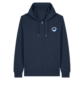 11tsmerch Merch Connector 2.0 Zip Sweatjacke French Navy Blau | #justlogo4c