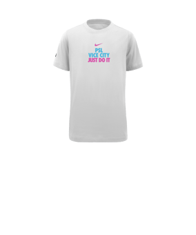 T-shirt Nike Park 20 enfants Blanc noir F100 