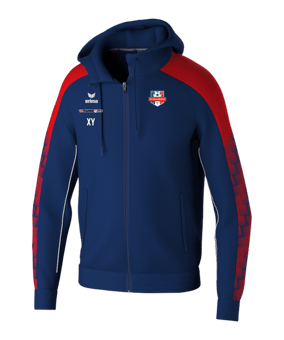 Erima EVO STAR Kapuzenjacke Kids Blau F1032401k