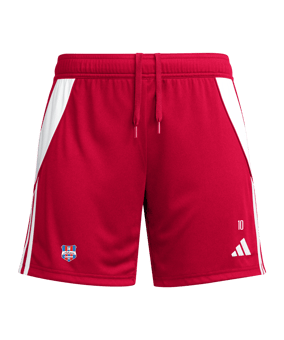 adidas Tiro 24 Short Damen Rot Weiss