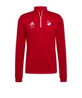adidas Entrada 22 HalfZip Sweatshirt Rot