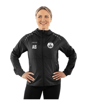 JAKO Flow Lightweight Jacke Damen Schwarz F800