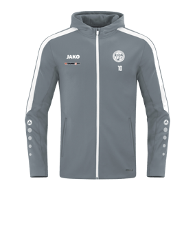JAKO Power Kapuzenjacke Grau F840
