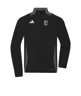 adidas Tiro 24 Competition Präsentationsjacke Schwarz Grau