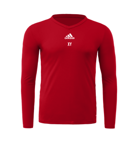 adidas Team Base Top langarm Rot
