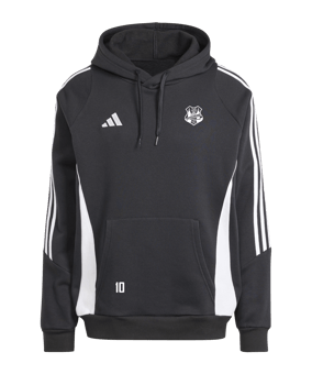 adidas Tiro 24 Hoody Schwarz Weiss
