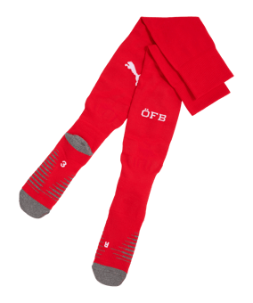 PUMA ÖFB Österreich Plain Replica Strumpfstutzen Home WM 2026 Rot F06 - rot